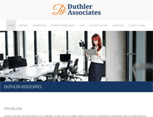 Tablet Screenshot of duthler.nl